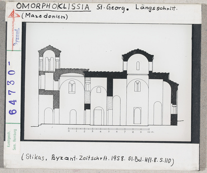 Vorschaubild Omorphoklissia: St. Georg, Längsschnitt 